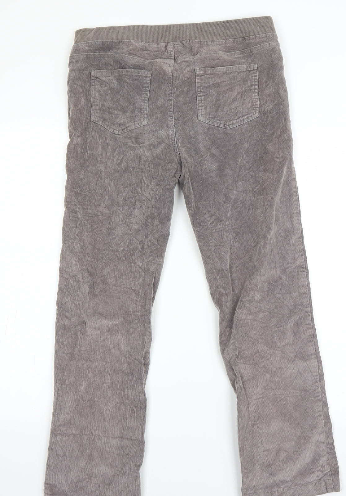 Cotton Traders Womens Grey   Trousers  Size 12 L23 in