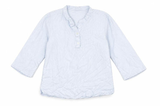 H&M Girls Multicoloured Striped  Basic T-Shirt Size 10 Years