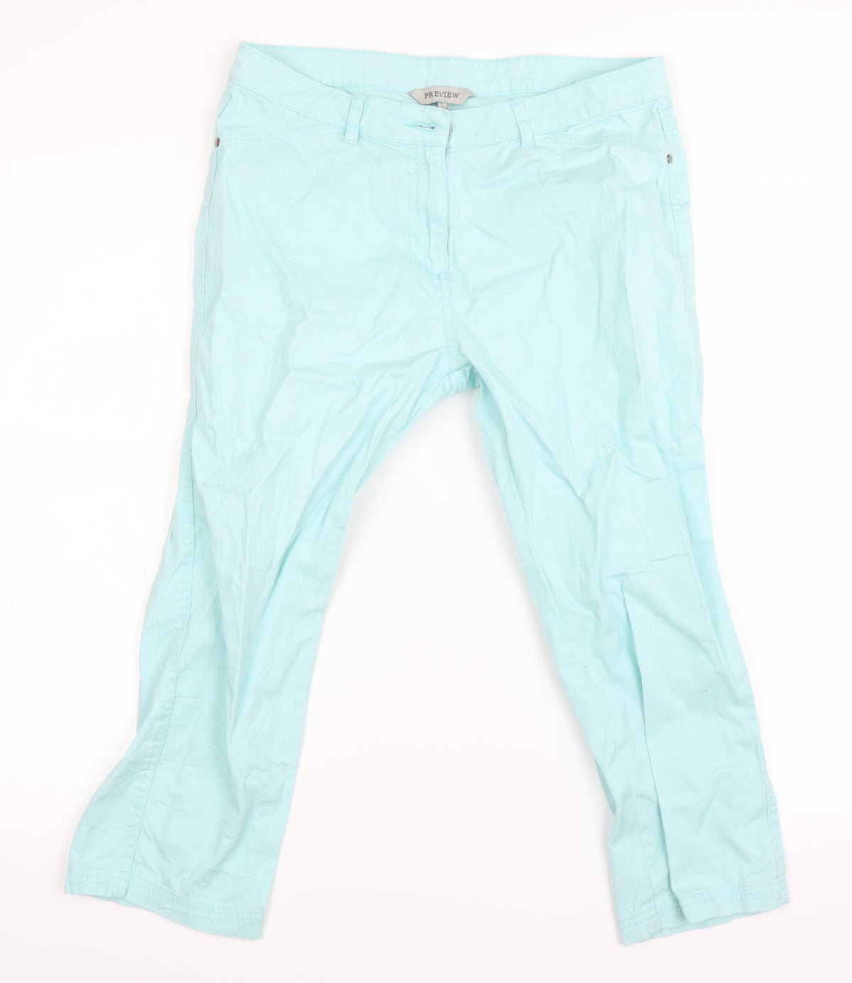 Preview Womens Green   Chino Trousers Size 12 L26 in