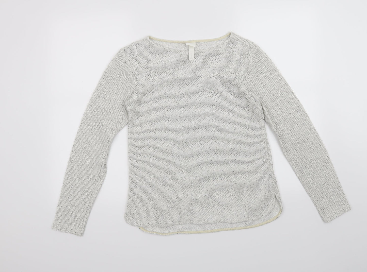 H&M Womens White   Pullover Jumper Size XS
