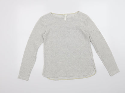 Preloved H&M Womens White   Pullover Jumper Size XS - Front