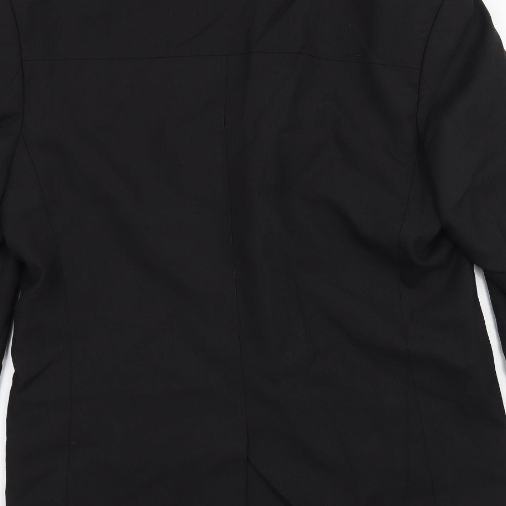 Willson Mens Black   Jacket Suit Jacket Size 40