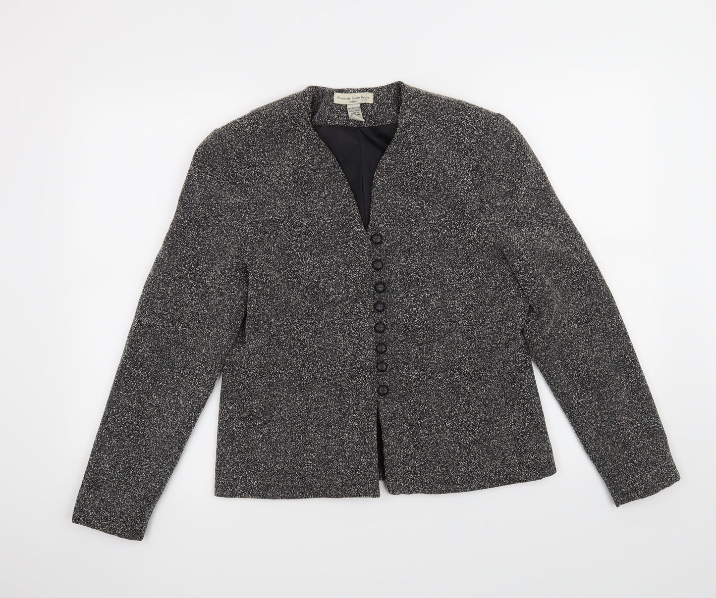 Amanda Smith Womens Grey   Jacket Coat Size 4