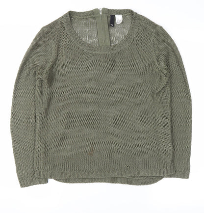 Vintage Womens Green   Pullover Jumper Size XS