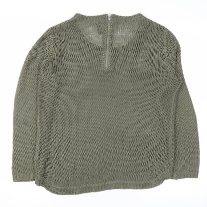 Vintage Womens Green   Pullover Jumper Size XS
