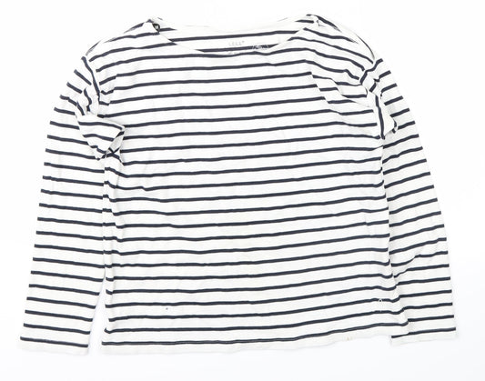 l.o.g.g Womens Black Striped  Pullover Jumper Size S