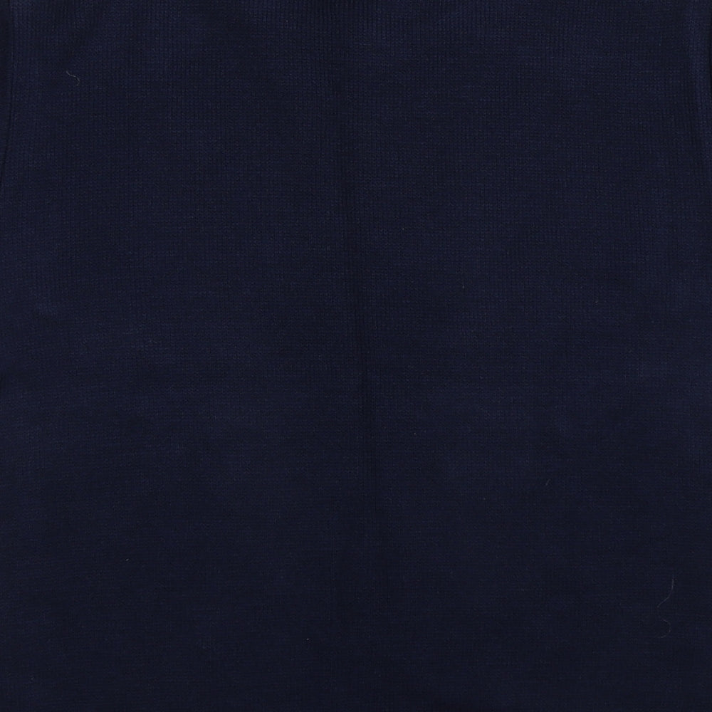 Gold Leaf Womens Blue   Pullover Jumper Size S