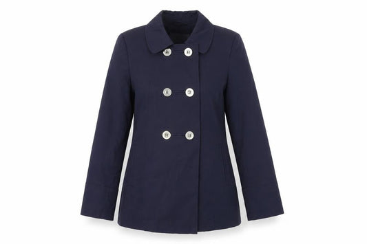 BHS Womens Blue   Overcoat Coat Size 10