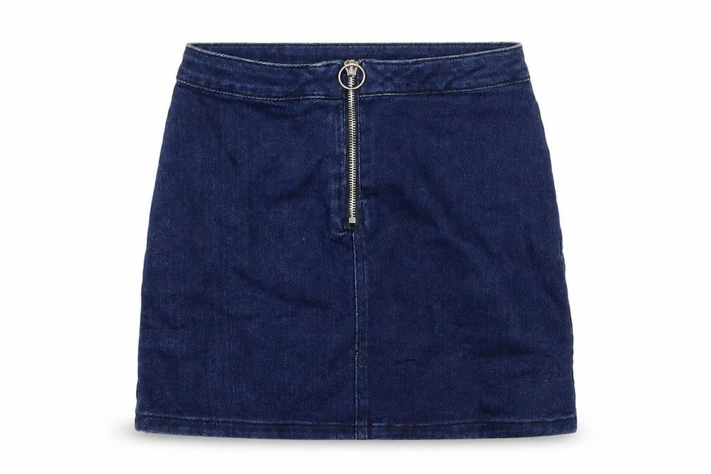 New Look Girls Blue  Denim A-Line Skirt Size 12 Years