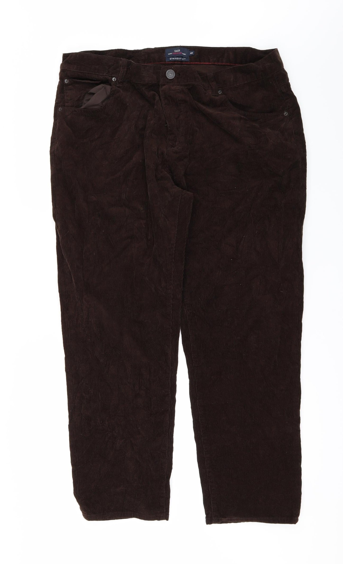 Easy Womens Brown   Straight Jeans Size 40 L29 in