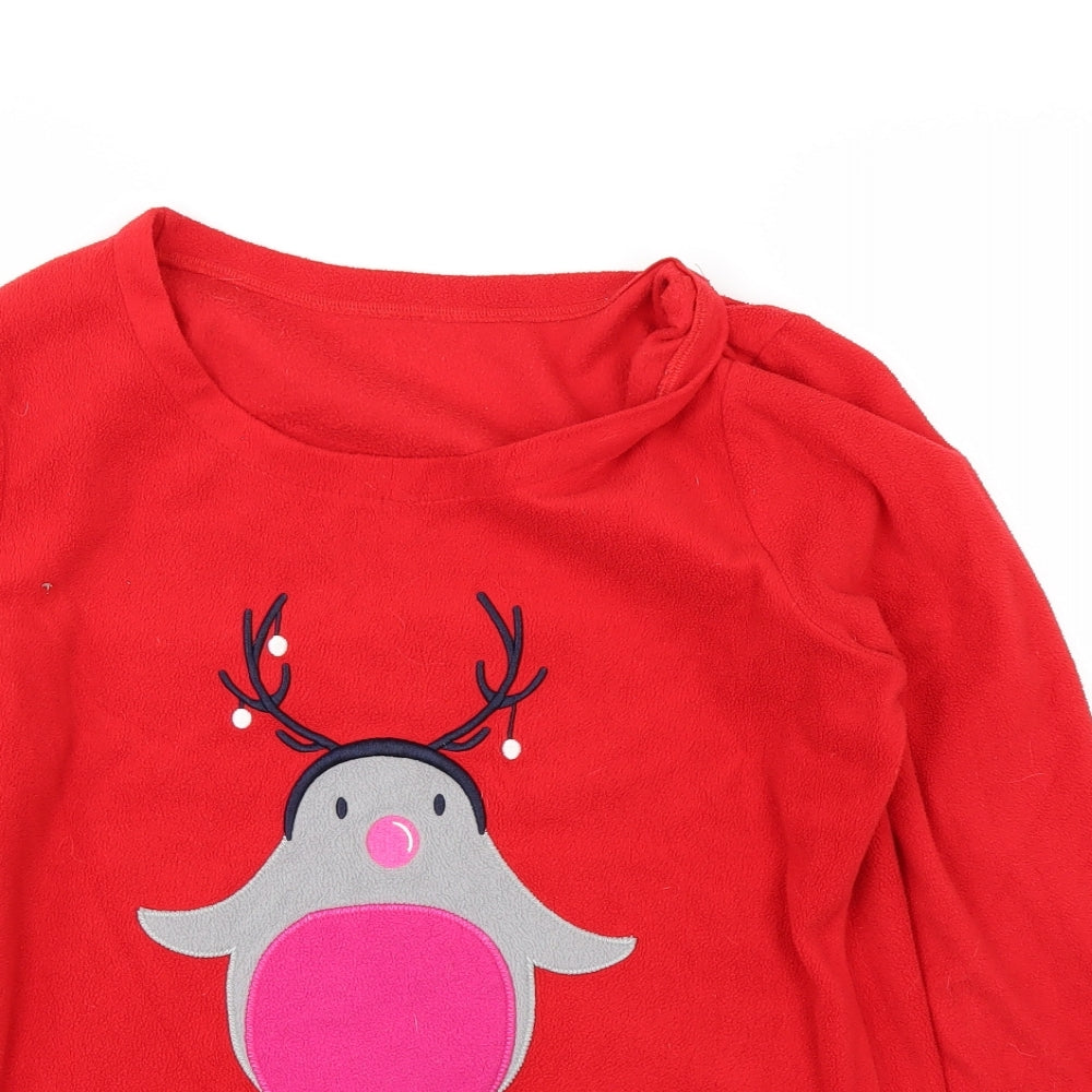 George Womens Red   Pullover Jumper Size 8