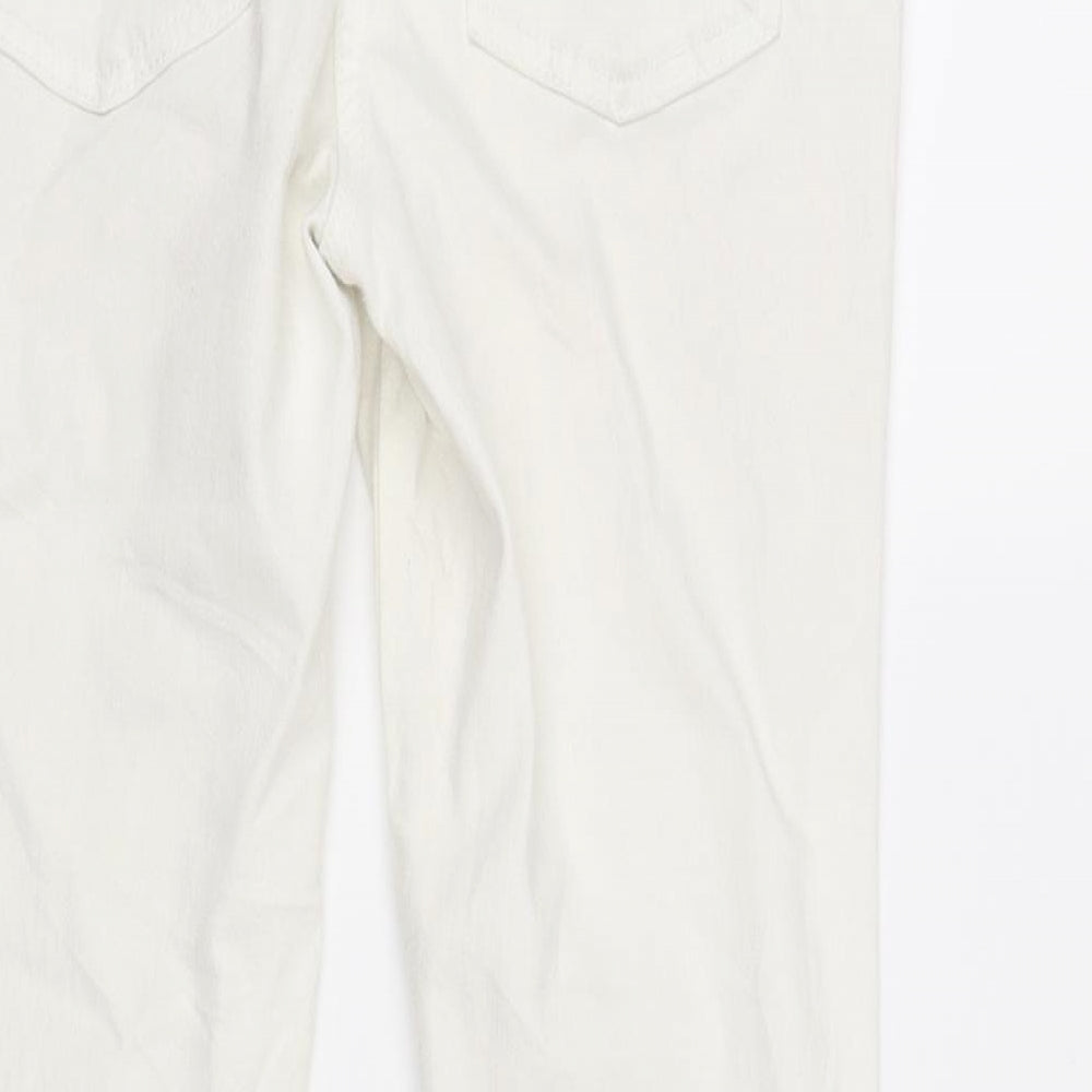 NEXT Womens White   Jegging Leggings Size 8 L24.5 in