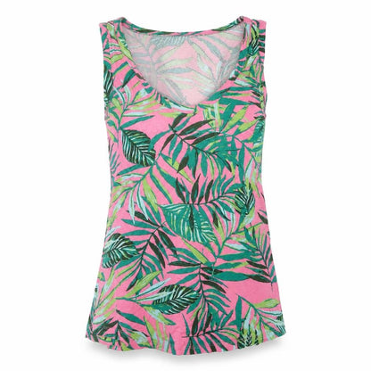 Dorothy Perkins Womens Pink Floral  Basic Tank Size 8