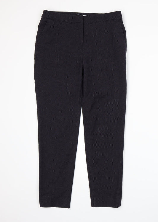 H&M Womens Blue   Trousers  Size 8 L25 in