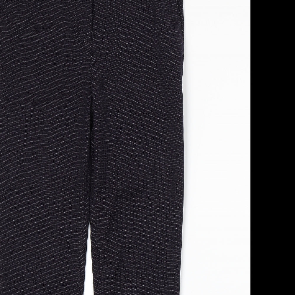 H&M Womens Blue   Trousers  Size 8 L25 in