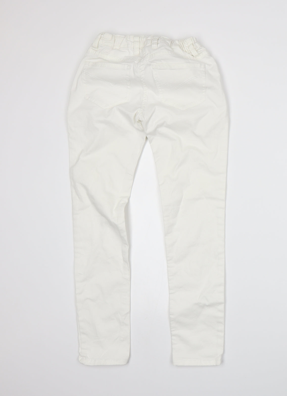 Johnnie B Womens White   Skinny Jeans Size 4 L25 in