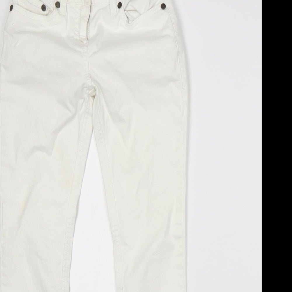 Johnnie B Womens White   Skinny Jeans Size 4 L25 in