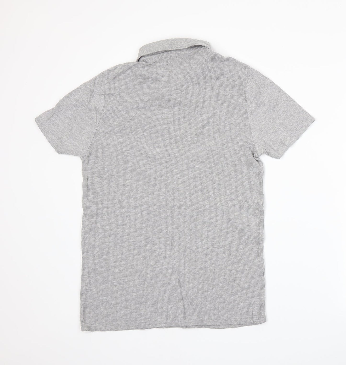 River Island Mens Grey    Polo Size M