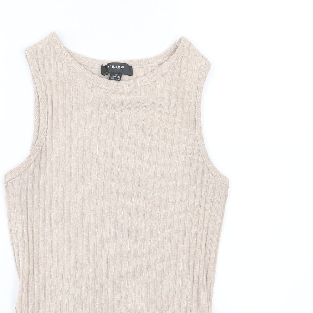 Primark Womens Pink  Knit Pullover Jumper Size XS