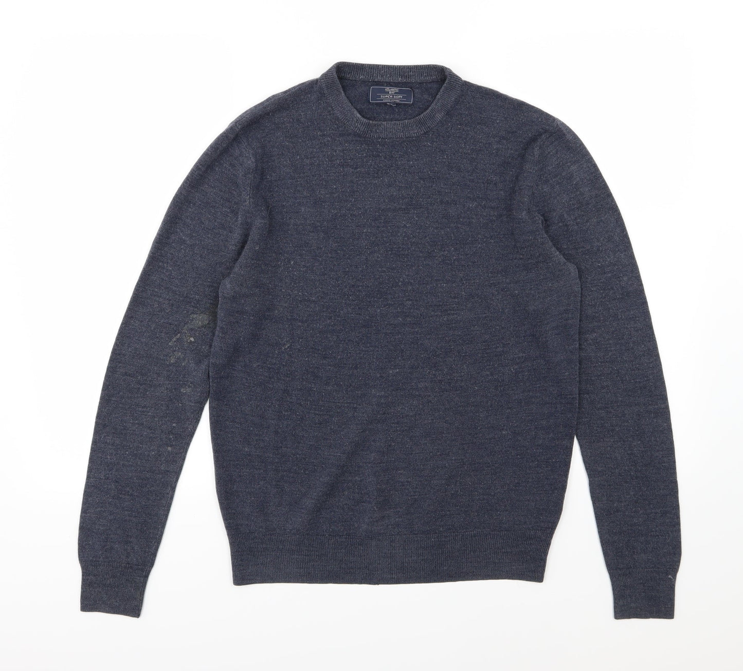 BHS Mens Blue  Knit Pullover Jumper Size S