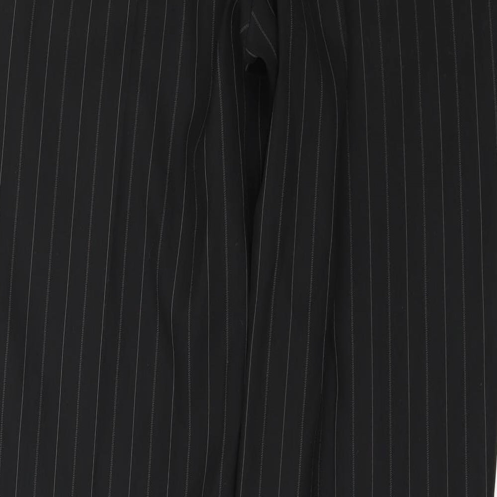 CHARLON GREY Mens Black Striped  Trousers  Size 30 in L31 in