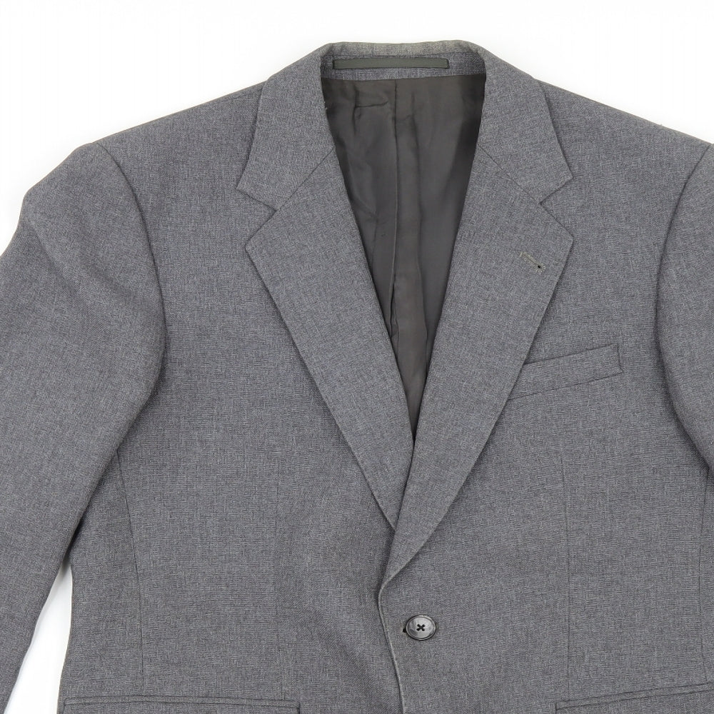 Creation Romeo Mens Grey   Jacket Suit Jacket Size 38