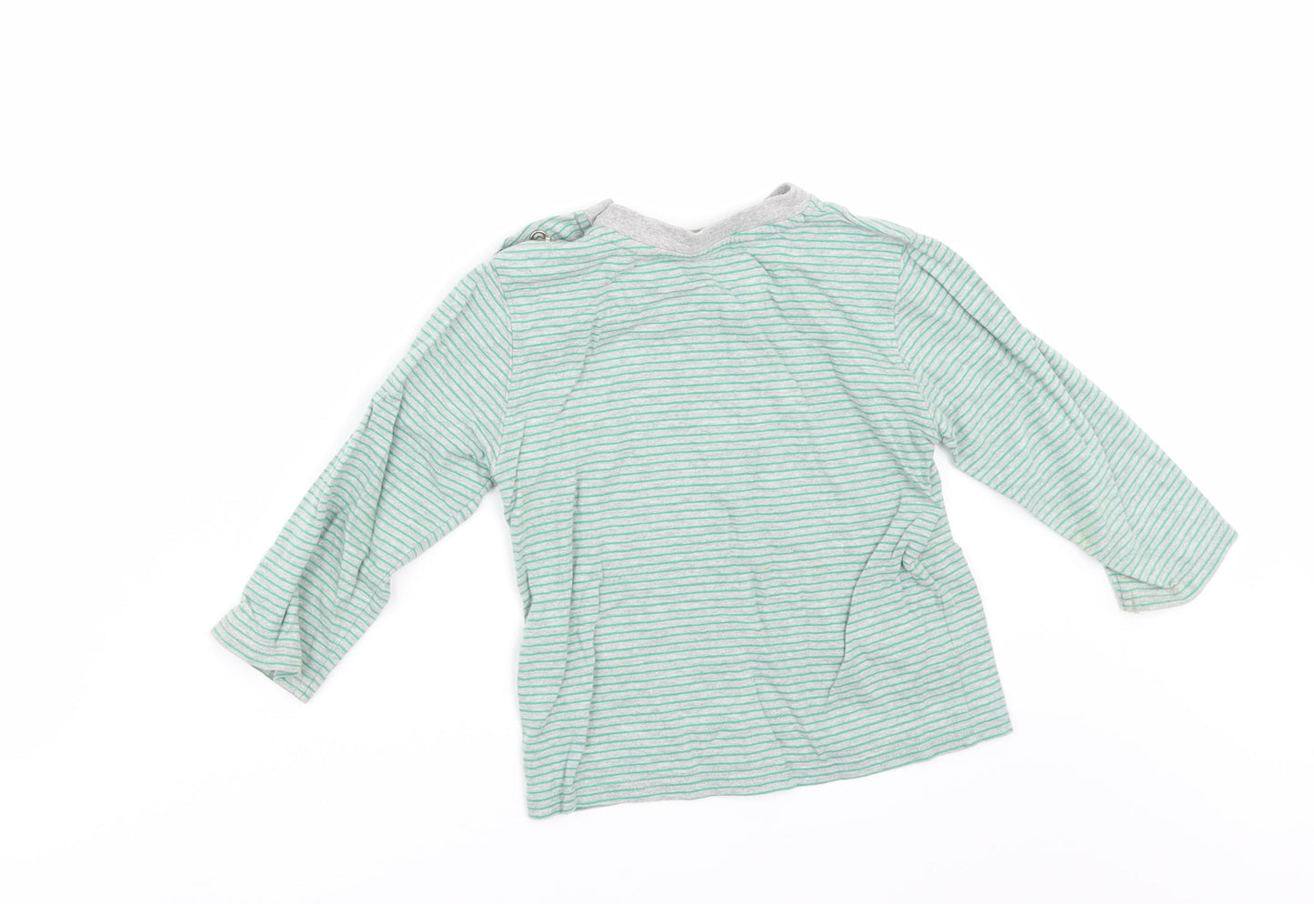 Timberland Boys Grey Striped  Basic T-Shirt Size 2 Years