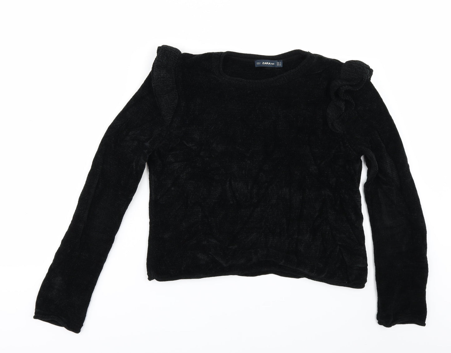 Zara Womens Black   Pullover Jumper Size S