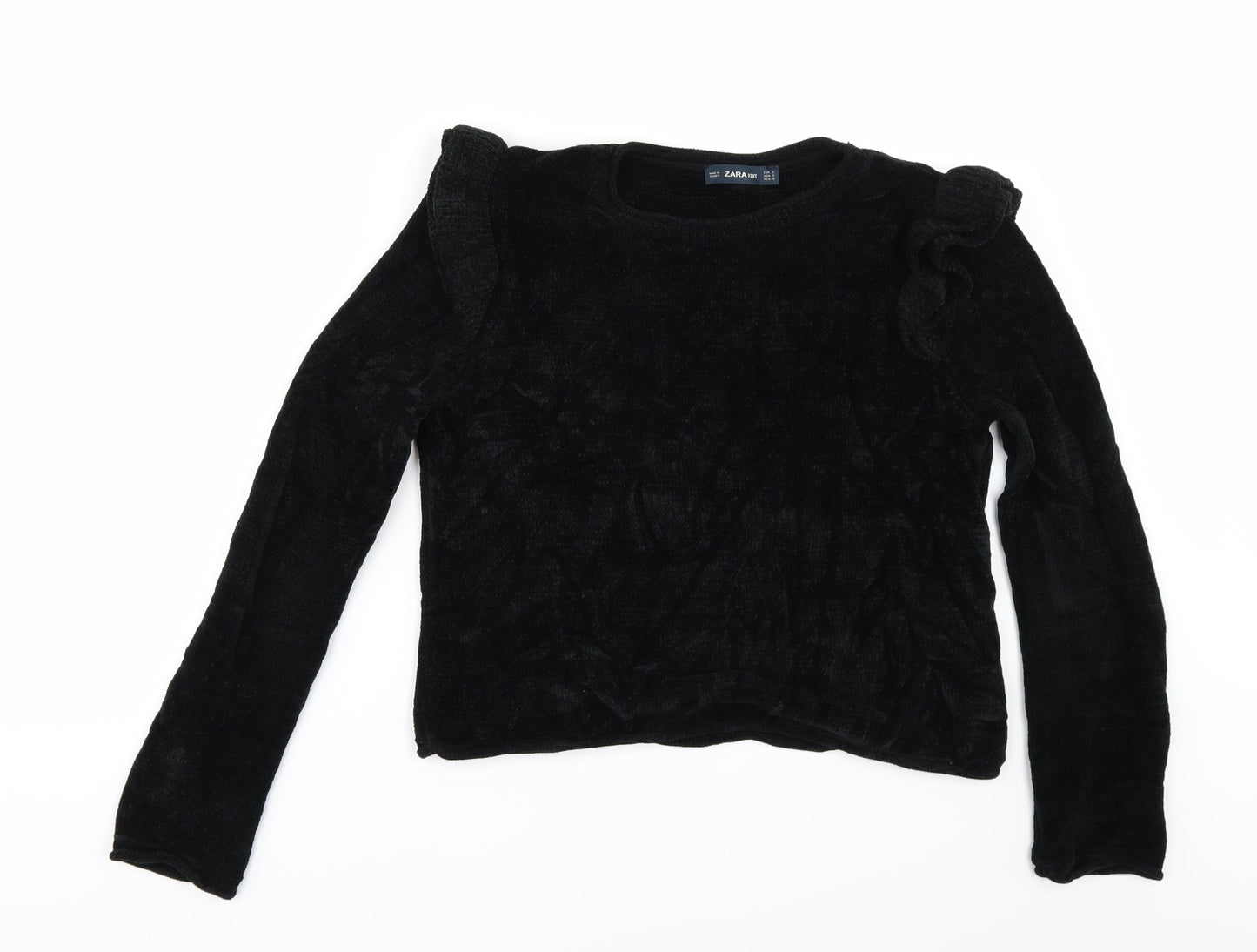 Zara Womens Black   Pullover Jumper Size S