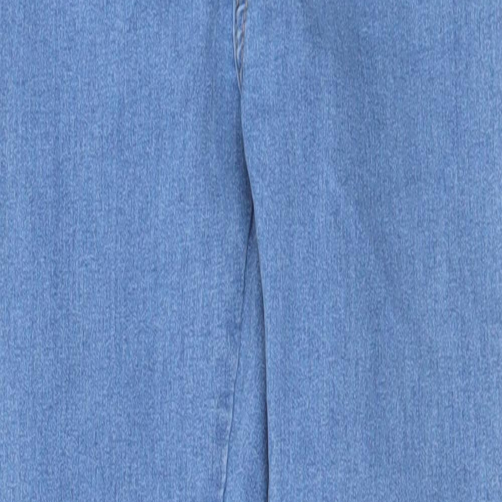 Preworn Womens Blue  Denim Skinny Jeans Size 28 in L26 in