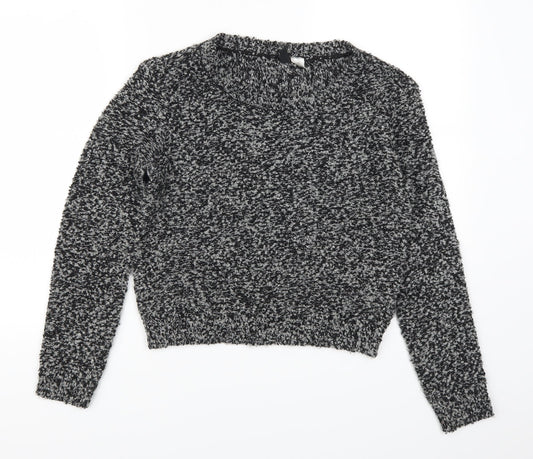 H&M Womens Grey   Pullover Jumper Size S