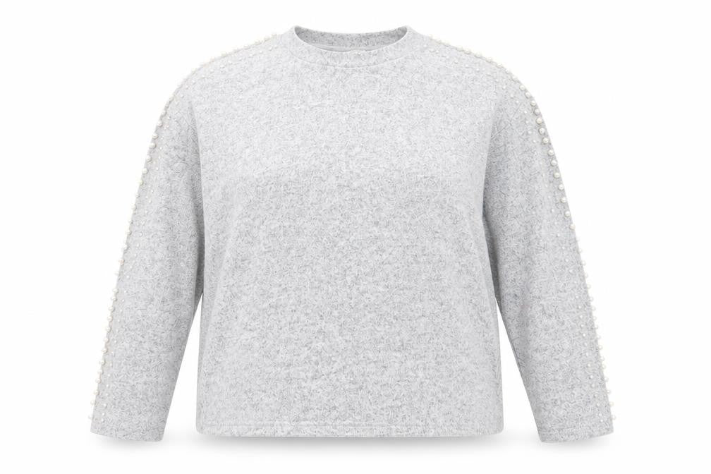 H&M Womens Grey   Pullover Sweatshirt Size M