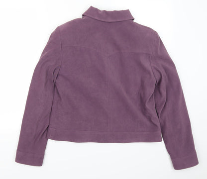 Select Womens Purple   Jacket Coat Size 14