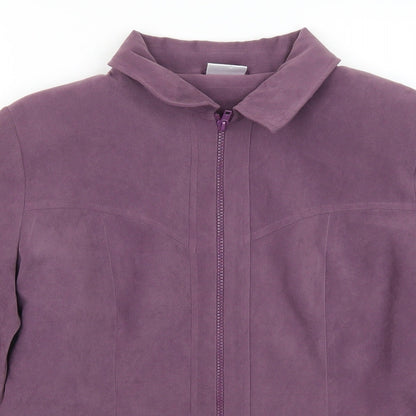 Select Womens Purple   Jacket Coat Size 14