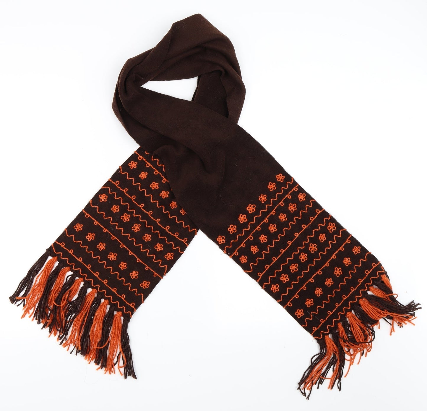 Preworn Womens Brown    Scarf