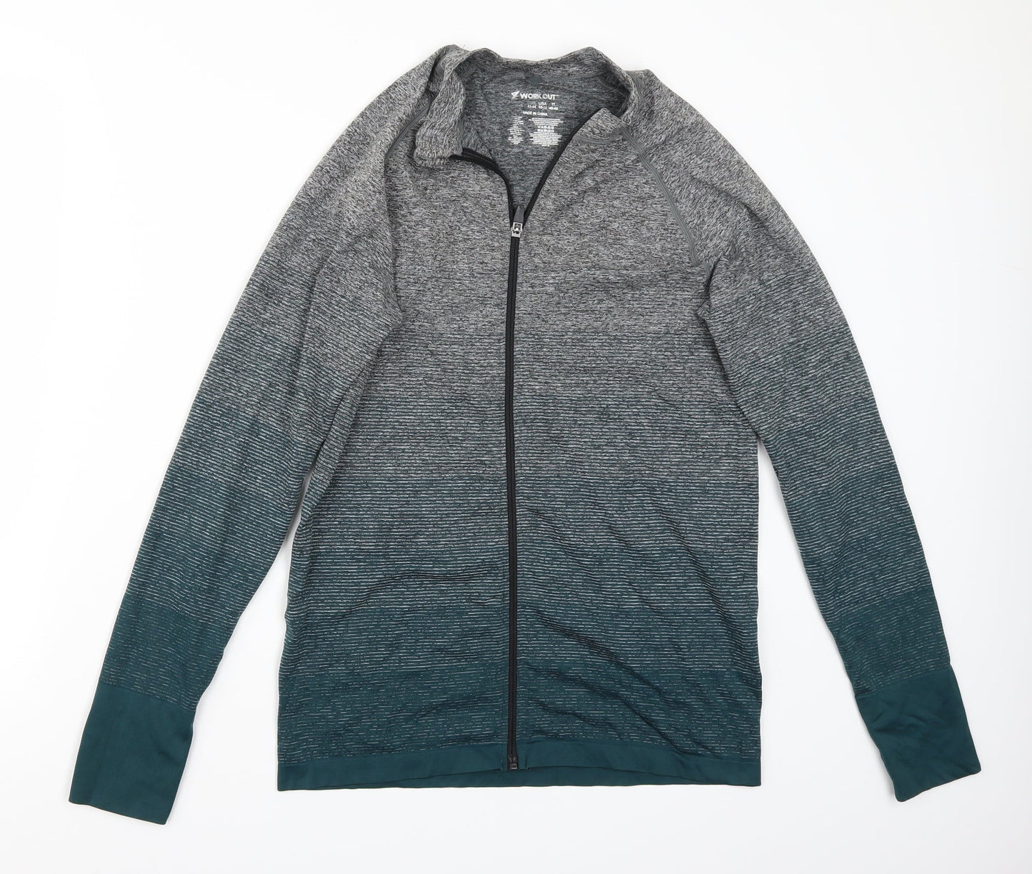 Workout Womens Grey   Jacket  Size 14