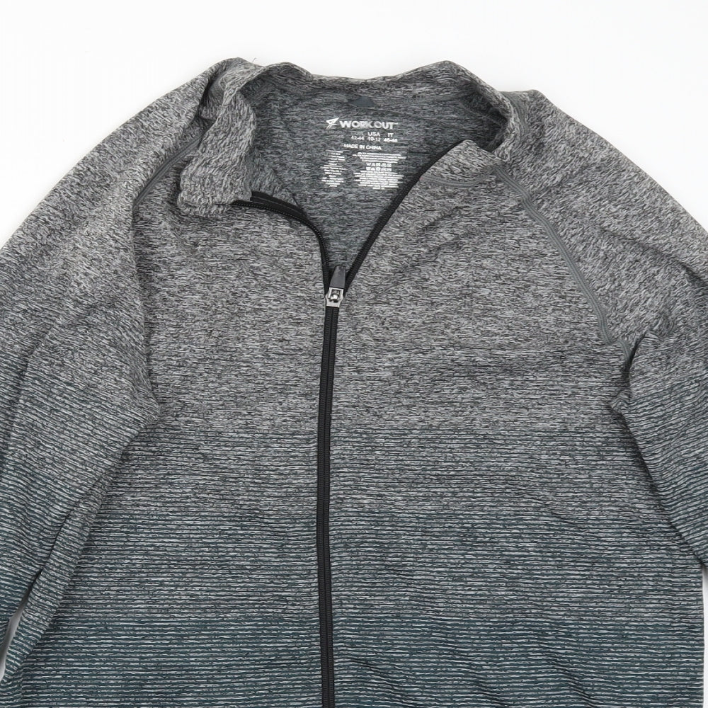 Workout Womens Grey   Jacket  Size 14