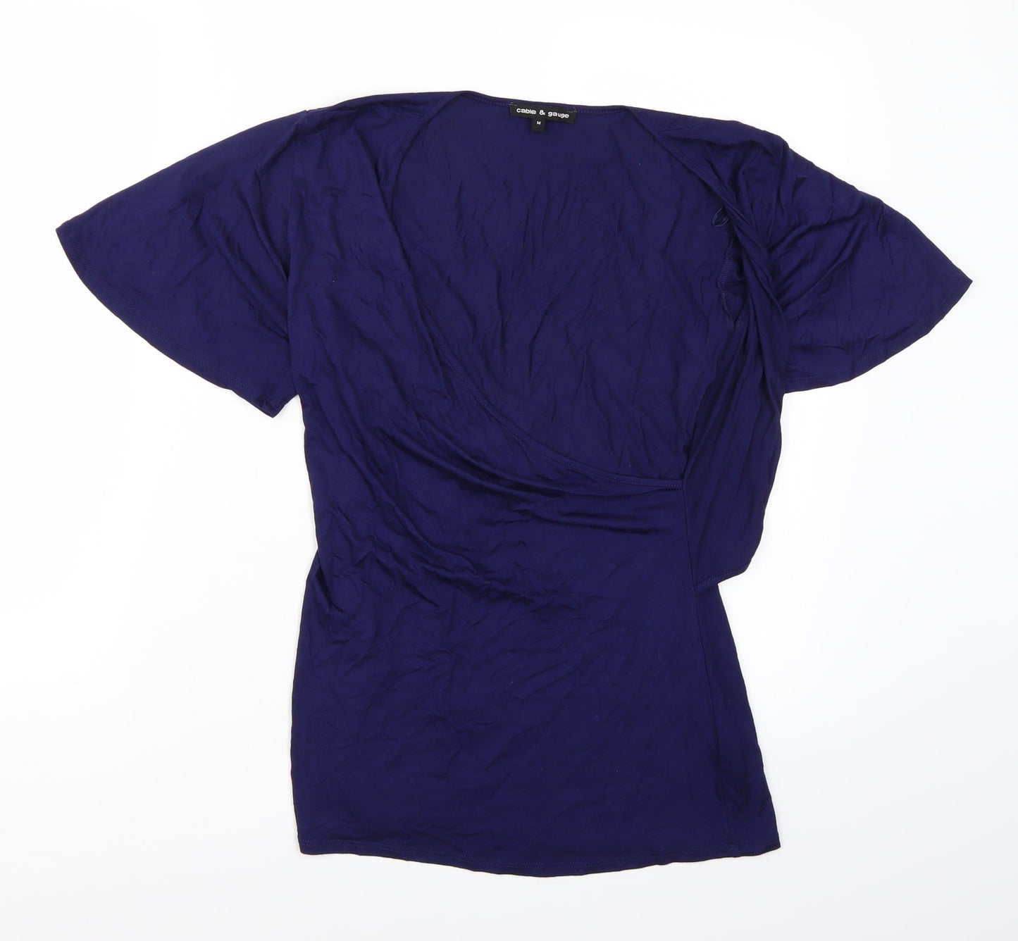 Cable & Gauge Womens Blue   Basic T-Shirt Size M