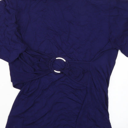 Cable & Gauge Womens Blue   Basic T-Shirt Size M