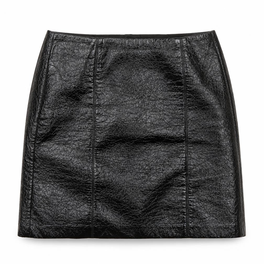 H&M Womens Black   A-Line Skirt Size 6