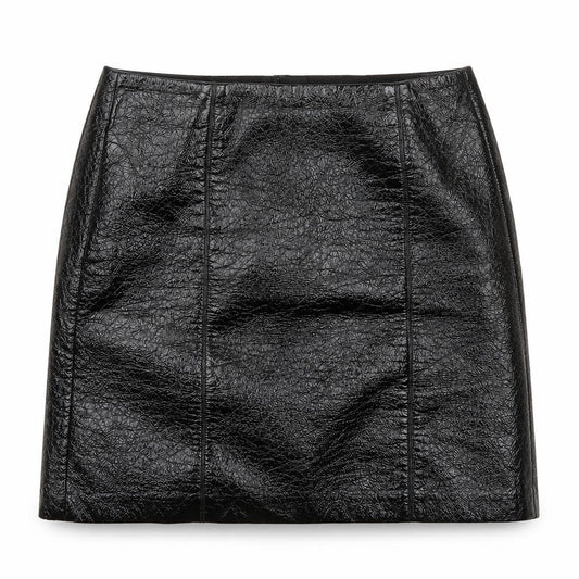H&M Womens Black   A-Line Skirt Size 6