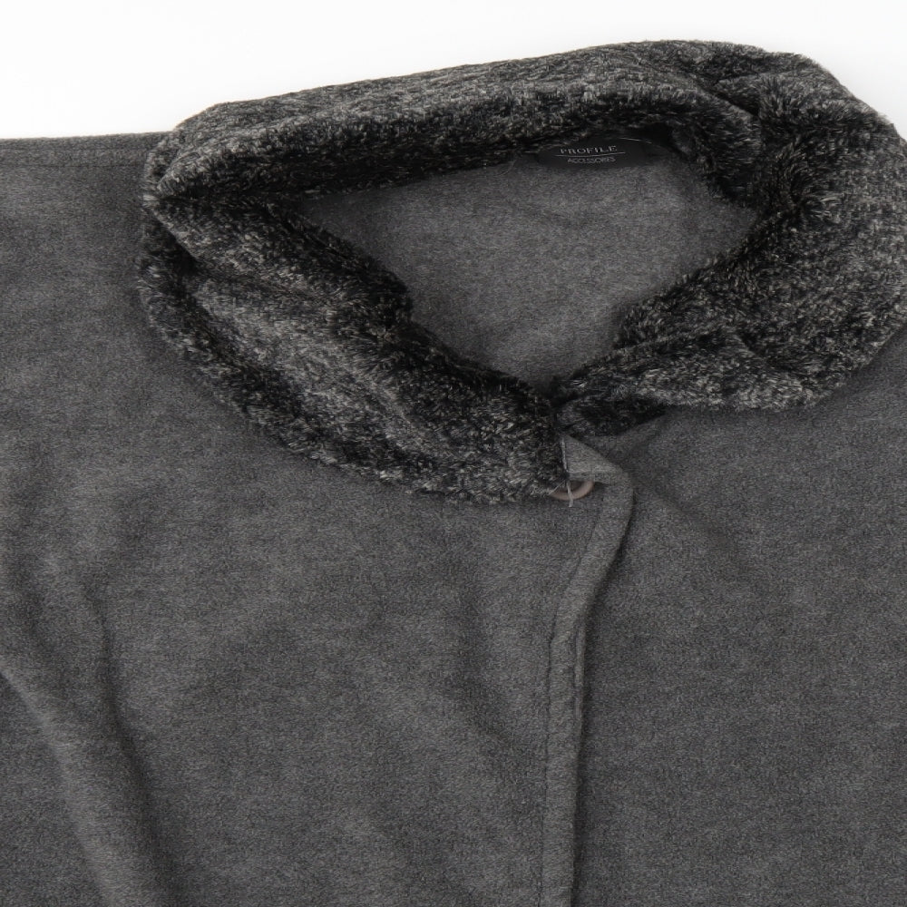 Profile Womens Grey   Jacket Poncho One Size