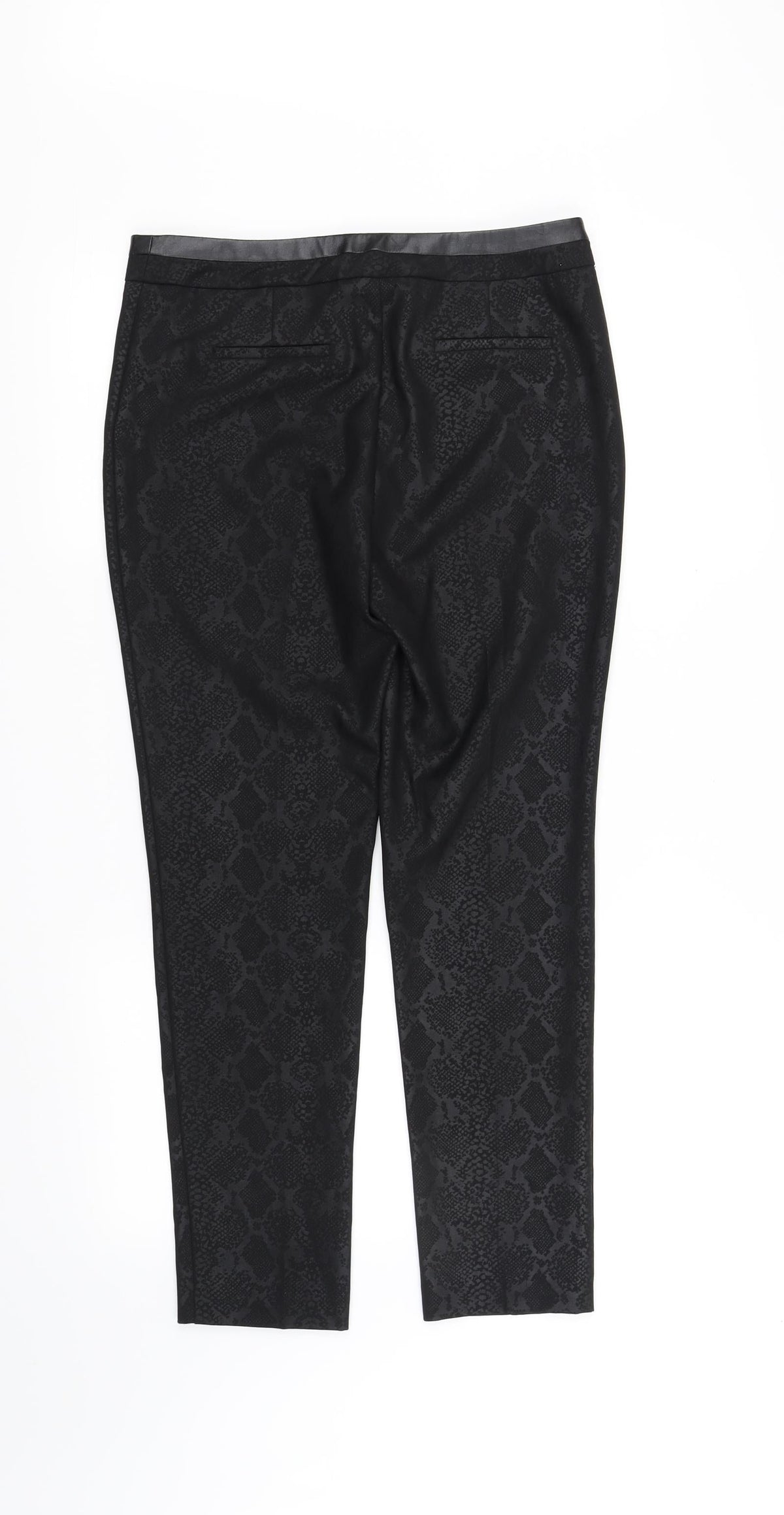 Preworn Womens Black   Trousers  Size 8 L29 in