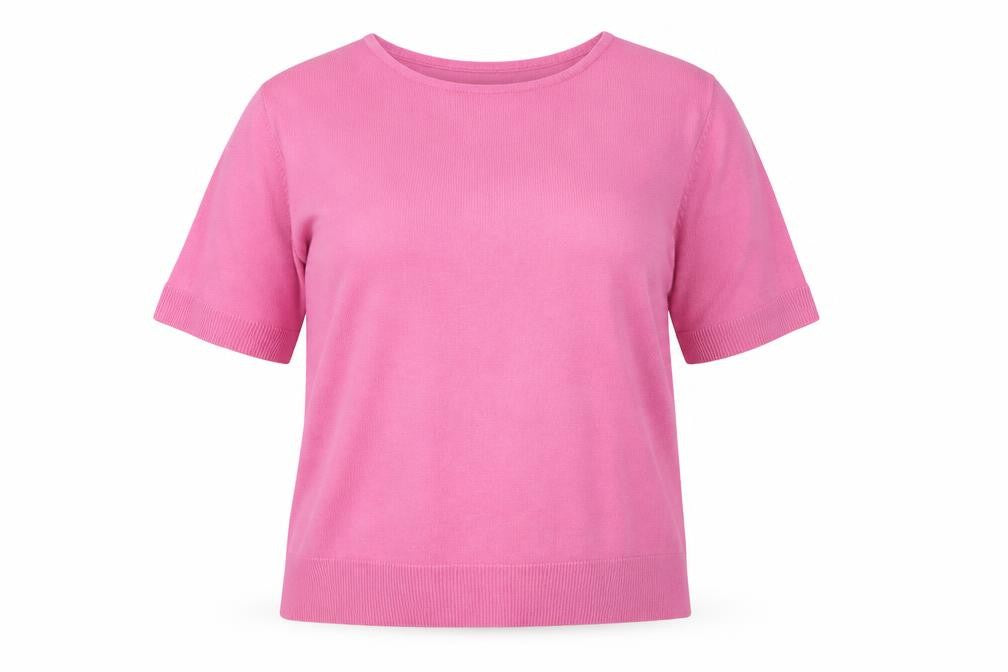 Marks & Spencer Womens Pink   Basic T-Shirt Size 14