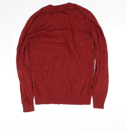 Mario Conti Womens Red   Basic T-Shirt Size L