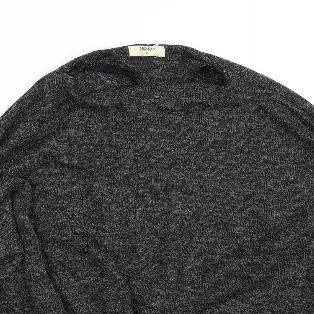 Papaya Womens Grey   Pullover Jumper Size S