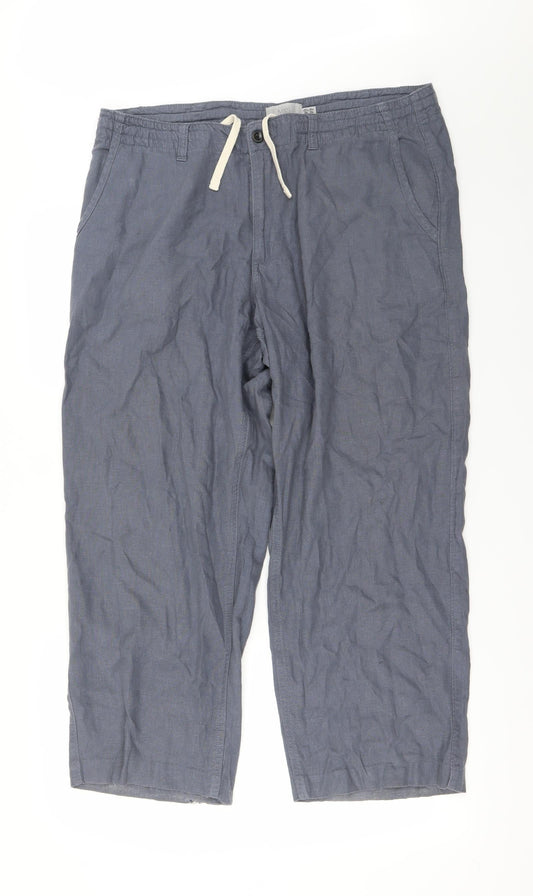 Marks and Spencer Womens Blue   Trousers  Size 38 in L33 in