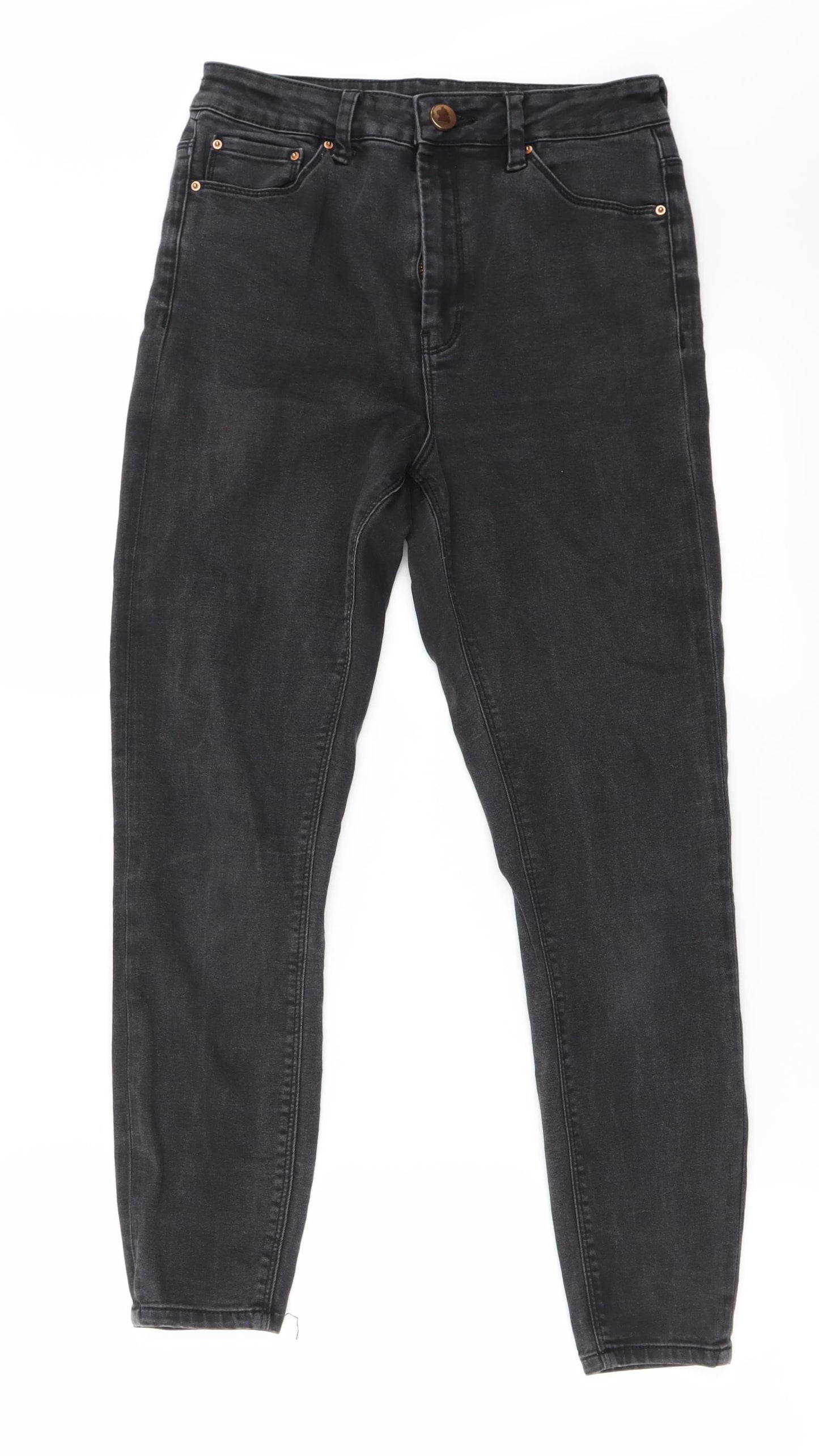 Preworn Womens Grey   Skinny Jeans Size 26 in L25 in