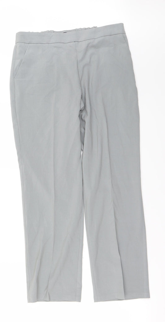 Marks and Spencer Womens Grey   Trousers  Size 12 L26 in