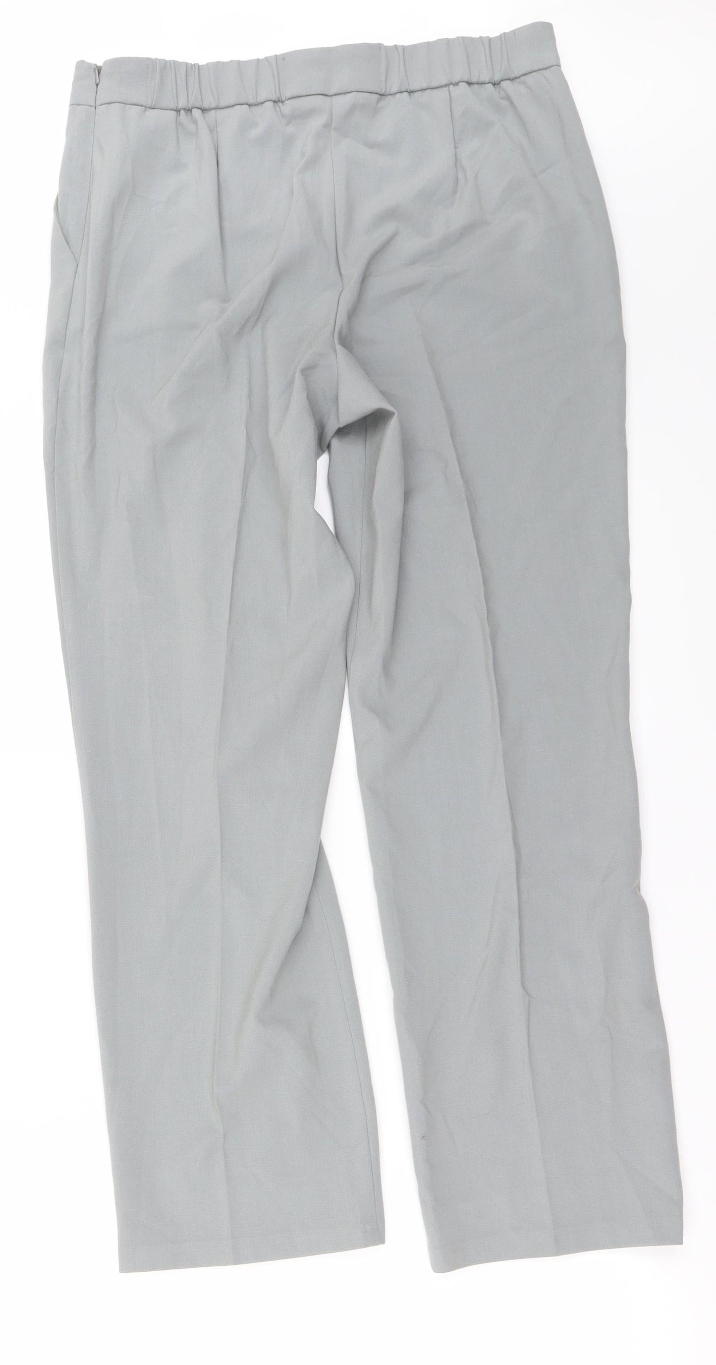 Marks and Spencer Womens Grey   Trousers  Size 12 L26 in